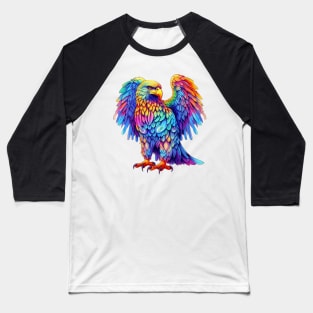 Colorful Eagle #3 Baseball T-Shirt